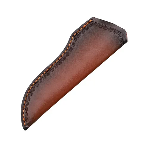 Bushcraft Knife Fixed - 22cm Fixed Blade Knife Scabbard Embossed