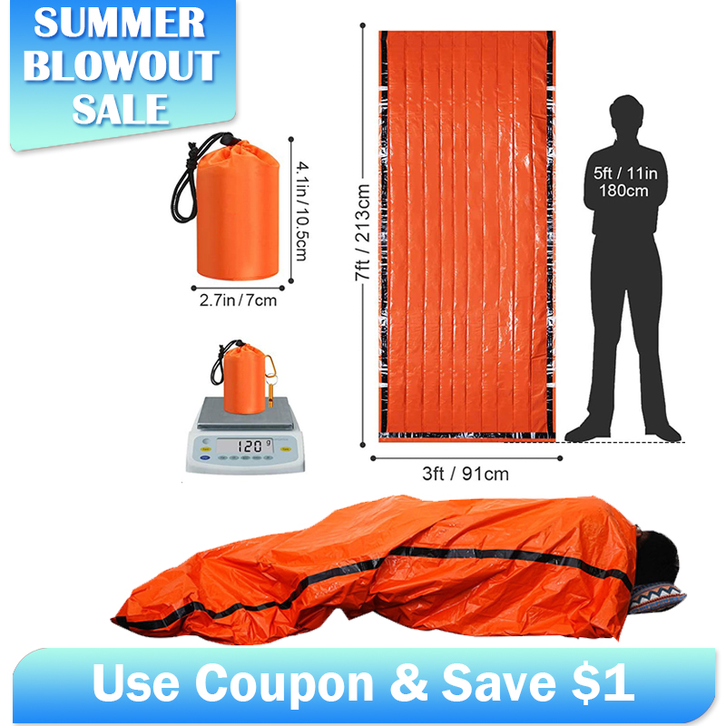 Emergency Mylar Sleeping Bag T - Emergency Mylar Tent review and price