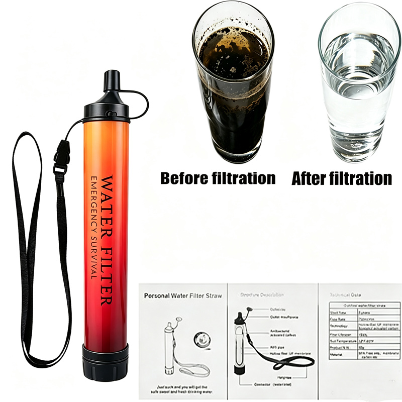 Outdoor Emergency Survival Wat - Water Purification Straw review and price